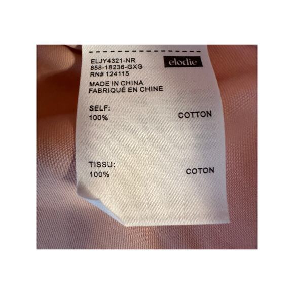 Elodie Eleanor Cropped Buckle Cuff Trench Coat Baby Pink size M - Picture 12 of 12